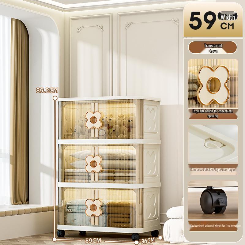Super Large Foldable Storage Box for Clothes, Quilts, Toys, and Snacks