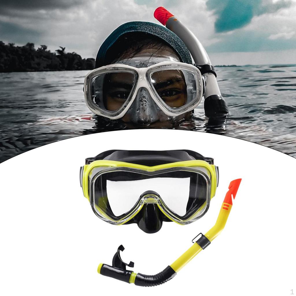 Equipamento de Mergulho, Snorkel para Homens, Mulheres e Adultos, Equipamento de Snorkel, Óculos de Natação Água