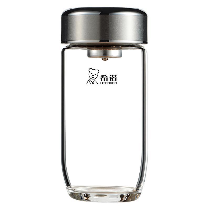 Heenoor XN-7716 Single-Layer Borosilicate Glass Water Bottle
