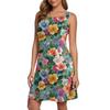 Women's Casual Fashion Floral Printed Vest Dresses
