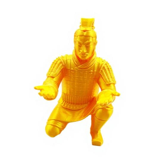 Decorazione da Scrivania Guerriero di Terracotta, Portapenne Soldato Stampato 3D per Ufficio, Portapenne Creativo Guerriero Antico, Ornamento Regalo per Home Office