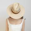 2025 Sommer Mode Handgefertigt Hoher Rand Panama Jazz Hut Für Damen Sisal Gras Outdoor Reise Sonnenschutzhut Designer Hohe Qualität