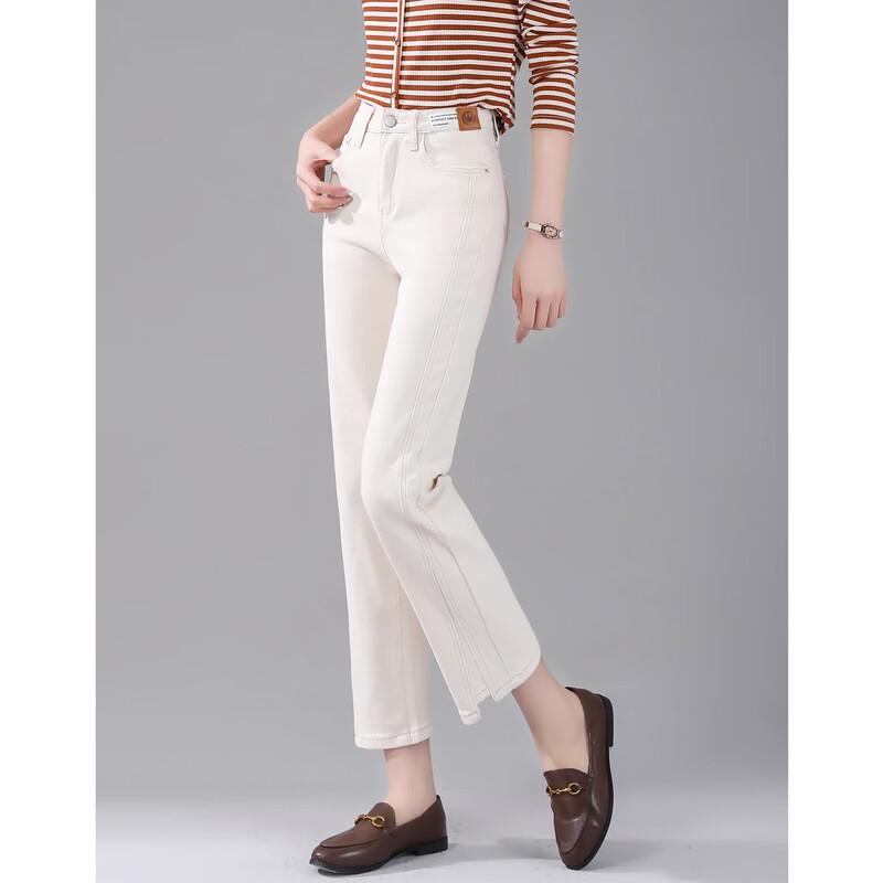 ORIGIN Women s High-Waisted Slim Fit Cropped Jeans 32