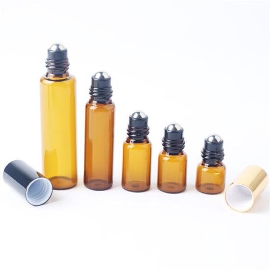 5 sztuk Roll On Roller Essential Oil Butelki wielokrotnego napełniania Perfumowe pojemniki do makijażu