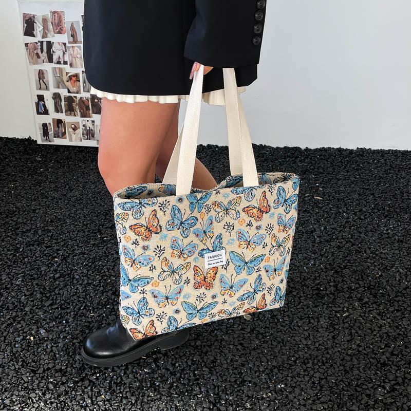 Yogodlns Stilvolle Lässige Tragetasche für Damen Böhmischer Ethnischer Stil Umhängetasche für den Täglichen Weg zur Arbeit Shopper Handtasche für Büroangestellte