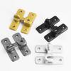 Solid Buckles Sturdy Aluminum Alloy Door Lock Without Drilling Required for Bathroom and Hotel Privacy Protective