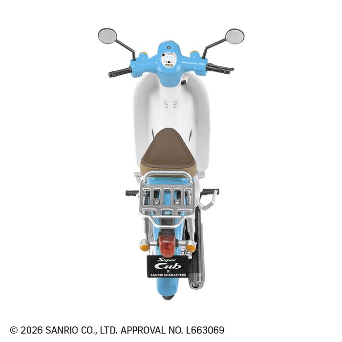 Confect Sanrio Characters HONDA Super Cub Toy F-toys Gum/Candy (Full Set) [Box Set/10-Piece Set]