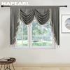 NAPEARL – tête de rideau à bordure en perles, couleur unie, à la mode et luxueuse, pour salon, cantonnière de fenêtre pour chambre à coucher, 1 pièce