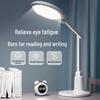 Folding LED Desk Lamp with Eye Protection, Smart Timer, and Bedside Charging for Student Study.