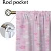 Kitchen Curtains for Bedroom a Lot of Flowers Curtains Child Room Window Curtain Partition Halloween Decoration Blinds Shades