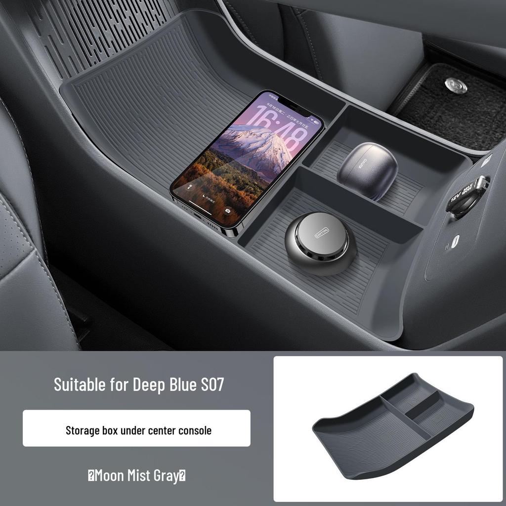 Pad Organizador de Silicona Antideslizante para Consola Central Changan Deepal S07