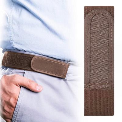 Elastischer Gürtel für Herren und Damen, ohne Schnalle, unsichtbar, weich, verstellbar, einfarbig, Verschlussband, Stretchmaterial, ultraweicher Polsterbund