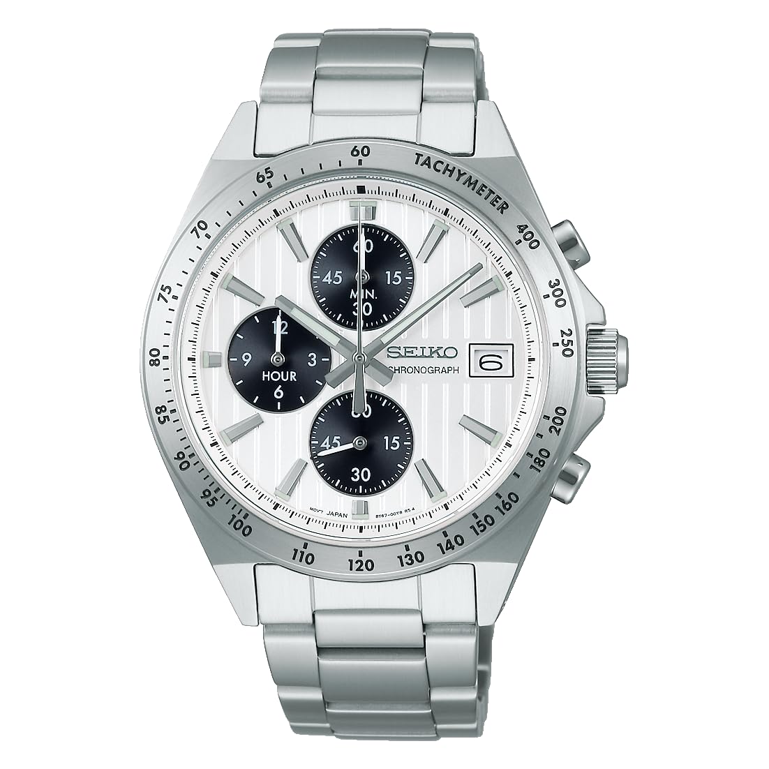 

[Часы Seiko] Наручные часы Seiko Selection S Series Мужские кварцевые хронографы на батарейках (Вертикальные три глаза) SBTR039 Серебро