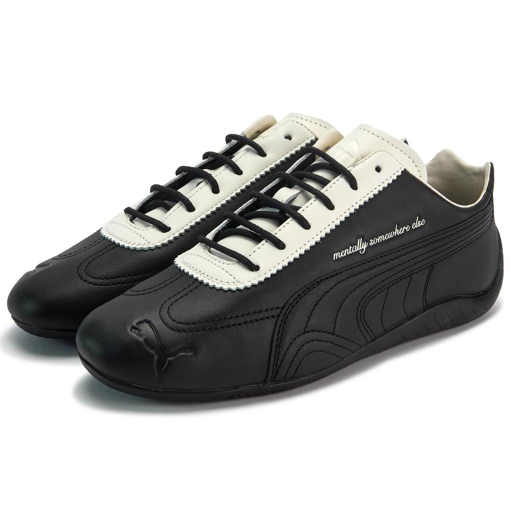 New Noafterno X PUMA Speedcat Abrasion Resistant Low Top Casual Shoes Unisex Black White 404267-02