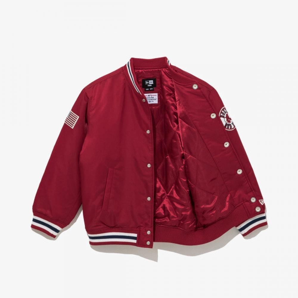 New Era Boston Red Sox Autentyczna Kurtka Stadionowa Czerwona 14856286