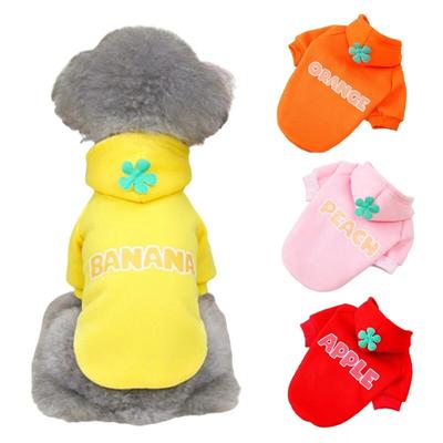 Sudaderas para Perros Pequeños Ropa Linda de Frutas para Cachorros Gatos Abrigo Cálido para Mascotas Disfraz de Bulldog Francés Chihuahua Yorkie Pug Ropa