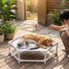 Letto Rialzato Portatile per Gatti Amaca Pieghevole per Gatti Arredamento Forniture Letto per Dormire Gatti Universale