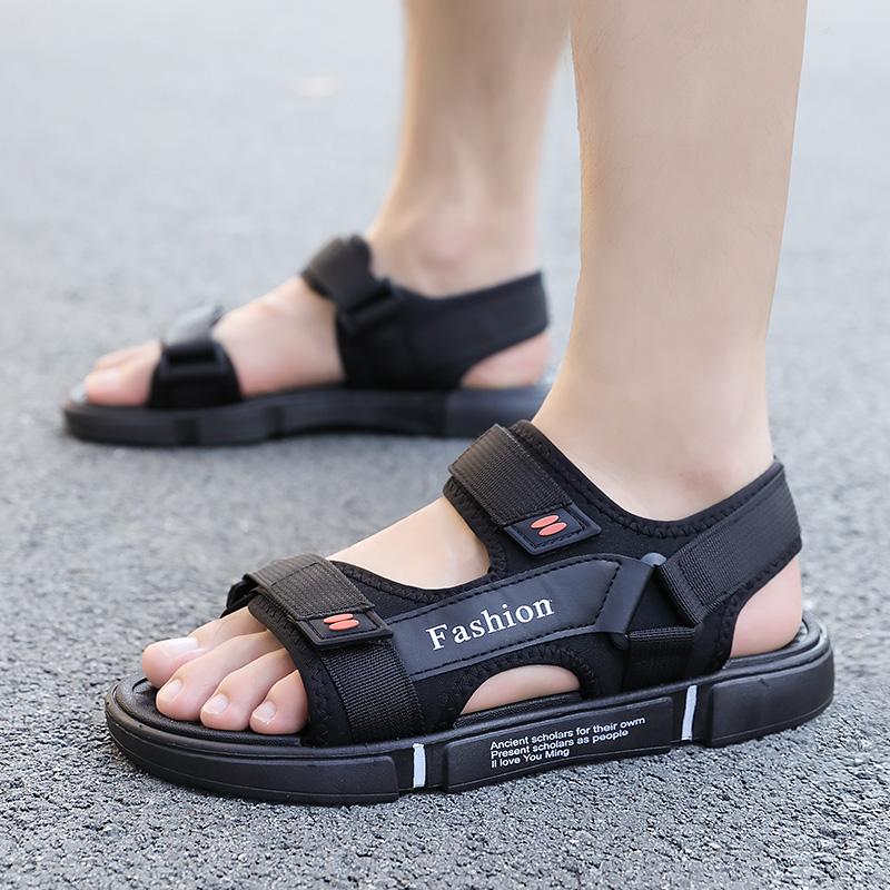 Summer Men's Anti-slip Wear-resistant Outdoor Leisure Sandals Breathable Quick-dry Beach Shoes Casual Vacation Shoes