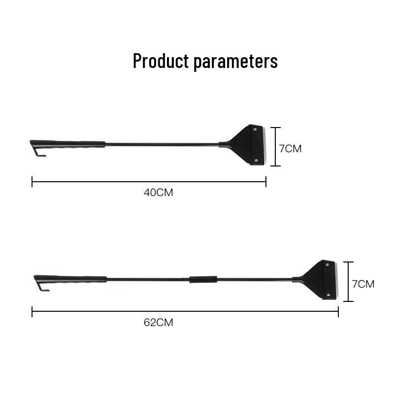 Fish Tank Algae Scraper with Extended Handle – Aquatic Plant and Moss Remover Spatula
