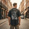 Jujutsu Kaisen Mahoraga Vintage Washed T Shirt Men Anime Oversized Streetwear Graphic Tee Unisex Cotton Top