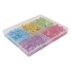 Safety Pins Steel Wire Safe Sturdy Colorful Combination Tag Pin for DIY Jewelry Making Light Green