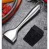 Silicone Barbecue Brushes, Pastry Brush, Barbecue Brush, Barbecue Brushes With Stainless Steel Handle