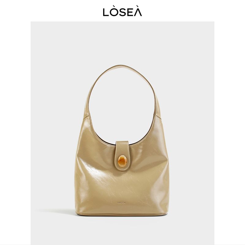 

Losea Original South Story Oriental Aesthetics Topaz Tote Bag Women 2025 New One-Shoulder Underarm Bag Yellow