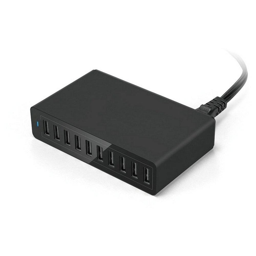 60W Multi-Port USB Charger with Smart Device Recognition
