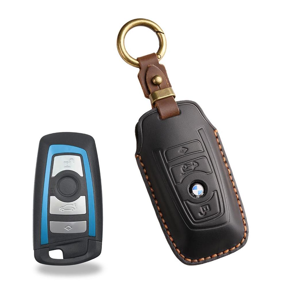 [BMW] Car Key Cover Cowhide Handmade Suitable for X1 X2 X3 X4 X5 X6 X7 M5 3 Series 5 Series