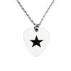 Gothic Punk Pentagram Guitar Necklace: Cross Chain Unisex Accessory