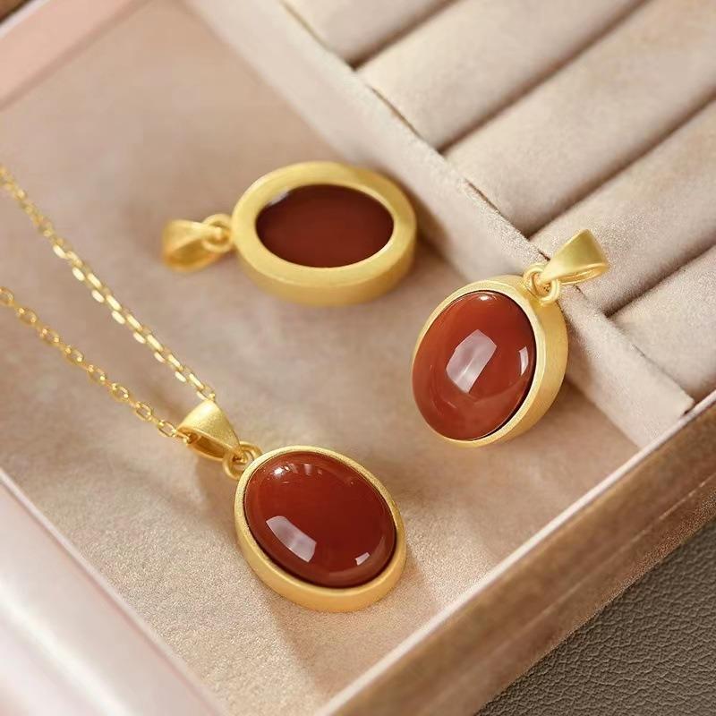 14k Gold Natural Carnelian Necklace Handmade Dainty Healing Raw Crystal Jewelry Crystal Stone Jewelry Love Pendant for Her women