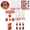 Turning Red Birthday Party Set With Adorable Cartoon Decorations And Surprises