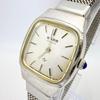 Used Working Item RADO Rado Ladies Watch Silver Square QZ RADO Vintage Working Item Square Silver Rado