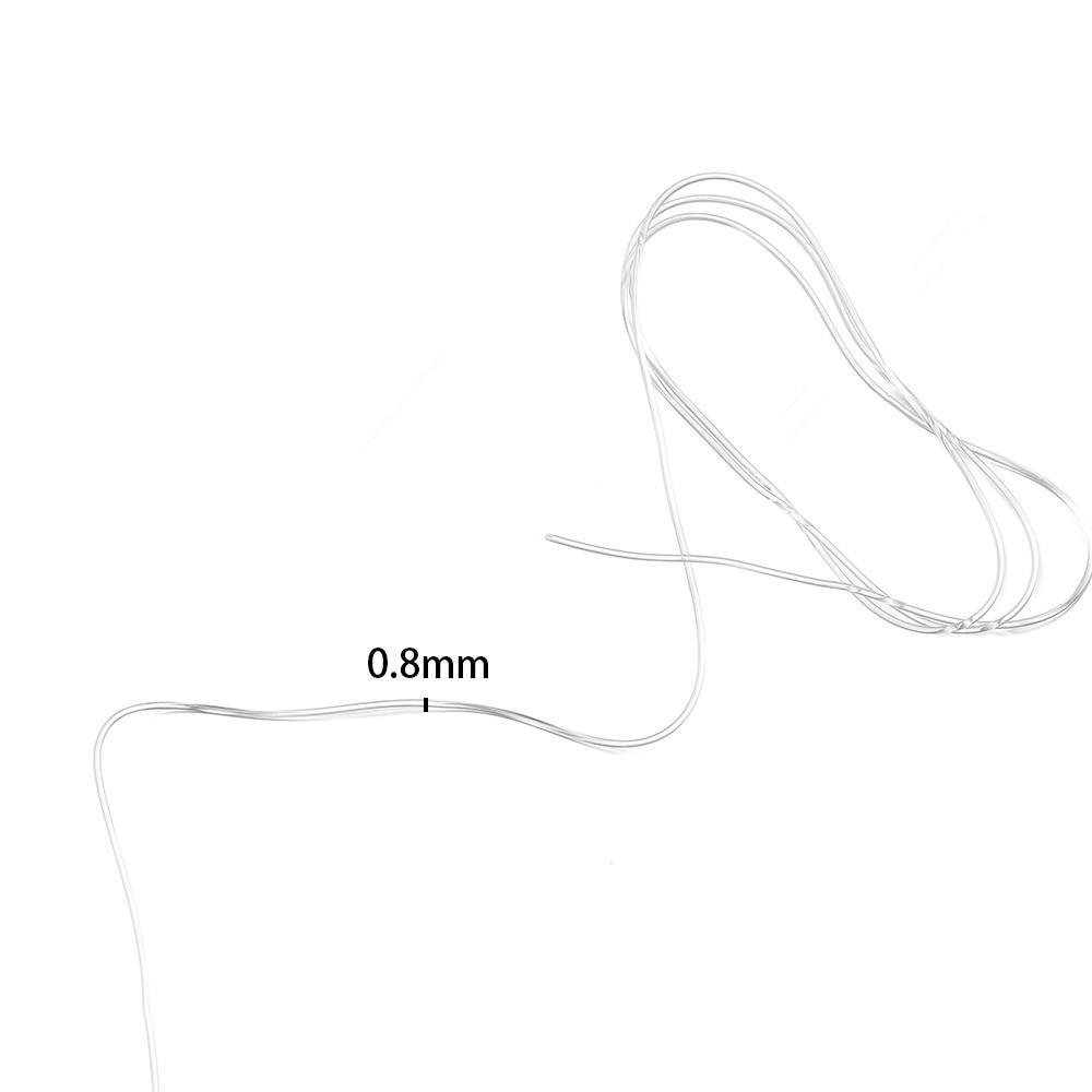 1pcs 0.8mm Crystal Elastic Beading Cord Thread String Elastic Beading Wire for DIY Necklace Bracelet Jewelry Making Supplies