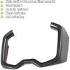 For Toyota RAV4 ABS Carbon Fiber Center Console Cup Holder Frame Trim Panel Cover Decoration for Toyota RAV4 2019 2020 2021 2022 Interior