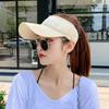 2026 Women's Foldable Sun Hat with Brim - Open-Top UV Protection, Cooling, Versatile for Cycling in Spring and Summer.