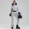 Women's Slim-Fit Double Board Windproof Ski Suit - Waterproof, Thickened, Warm, for Extreme Cold
