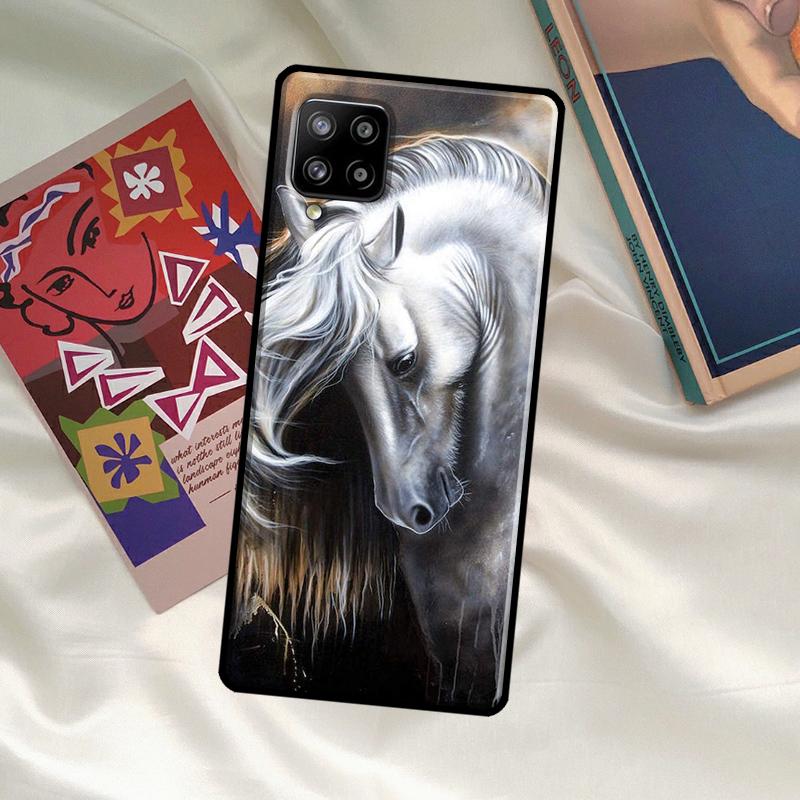 Domineering Cool Horse Case For Samsung Galaxy A06 A16 A56 A36 A26 A54 A34 A14 A52 A32 A12 A13 A33 A53 A15 A35 A55