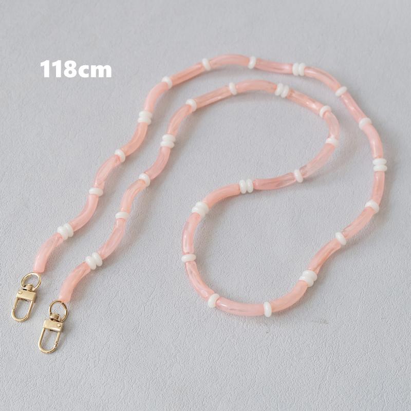 Nouă Modă Femei Geantă Accesoriu Detașabil Vintage Lanțuri Mărgelate Acril Acadea Curea de Lux Femei Eleagnt Mâner de Umăr Lanț