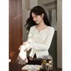 Women's Slim Fit Asymmetric Long Sleeve Top