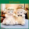 Cute Sheep Plush Toy For Couples Gift Warm Fuzzy Teddy Bear With Pp Cotton Filling