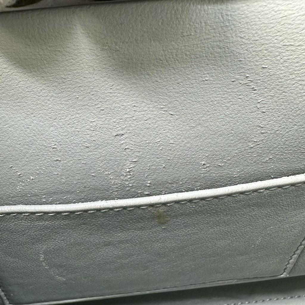Fendi Pea Curve Handbag Blue Women Used