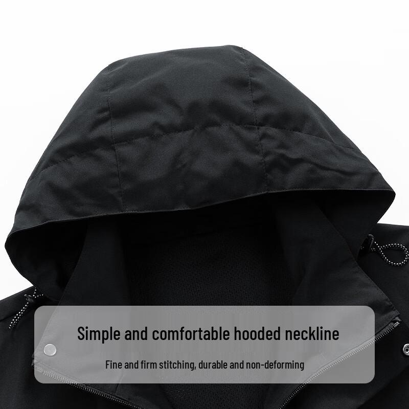 TUCANO Men's Outdoor Hooded Windproof Jacket