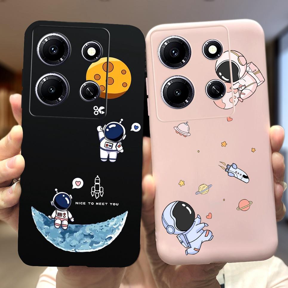 For Infinix Note 30i Note 30 Pro 30 vip Note30 4G 5G Phone Cover Moon Night Cartoon Cool Style Soft Silicone For Note30i Bumper