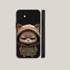 Cute Cartoon Animal Phone Case For iPhone16,15,14,13,12,11,Plus,Pro Max,XS,X,XR,SE,Mini,8,7 Soft Silicone Black Cover