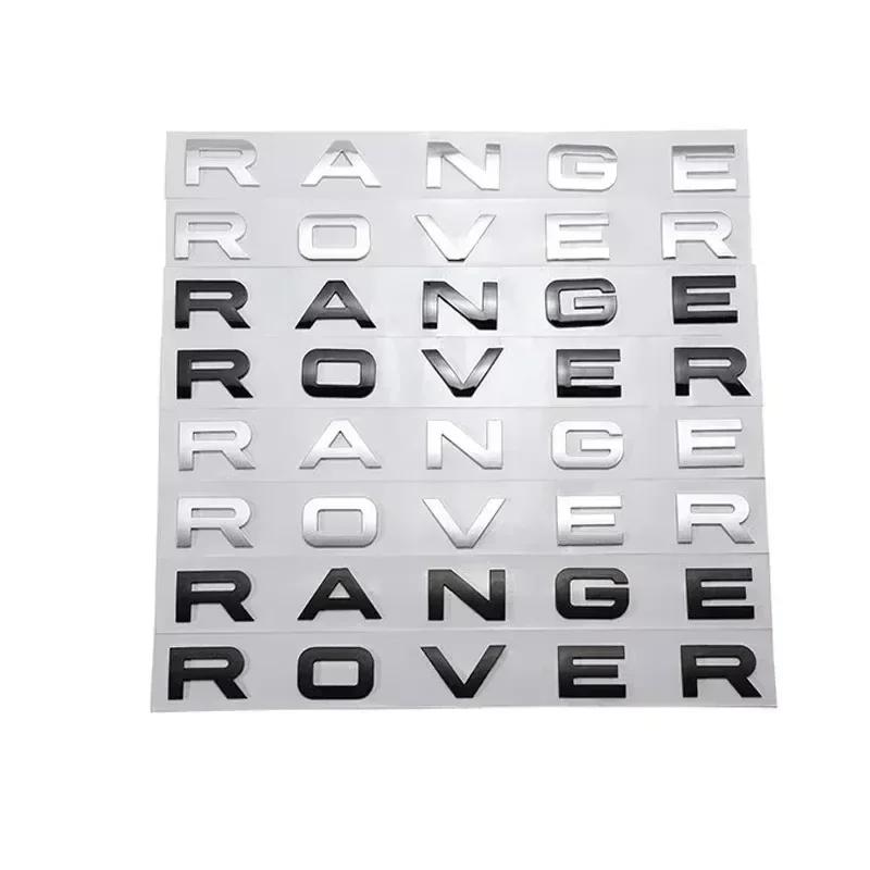 Car Front Rear Logo Emblem Stickers Steering Wheel Sticker For Land Rover Discovery 2 3 4 Range Rover Freelander SVR Velar Evoqu NG5