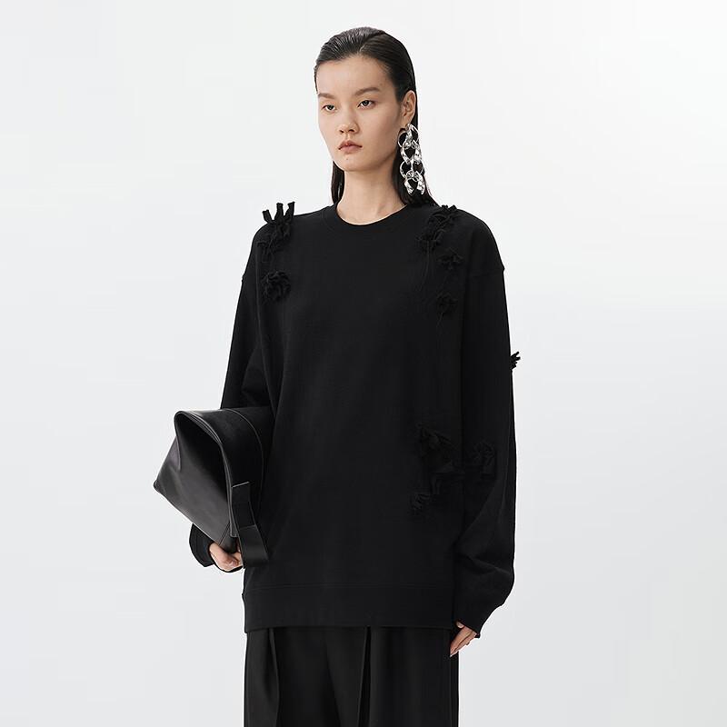 JNBY Women's Loose Fit Cotton Sweatshirt