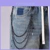 Gothic Star Moon Multilayer Metal Belt Chain For Men Women Hip Hop Style