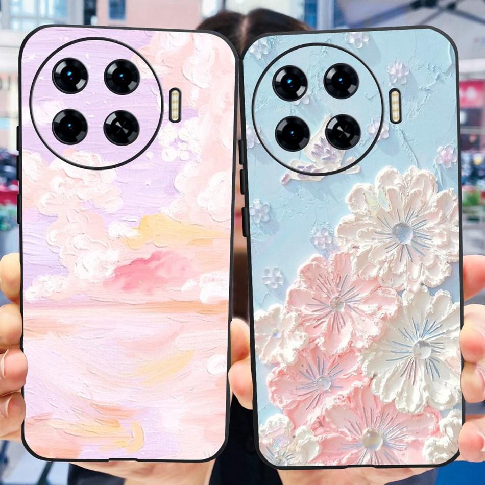 Lovely Printing Case For Tecno Spark 20 Pro+ 5G Soft Silicone Back Cover For Tecno Spark 20 Pro Plus KJ7 Black Color Phone Cases