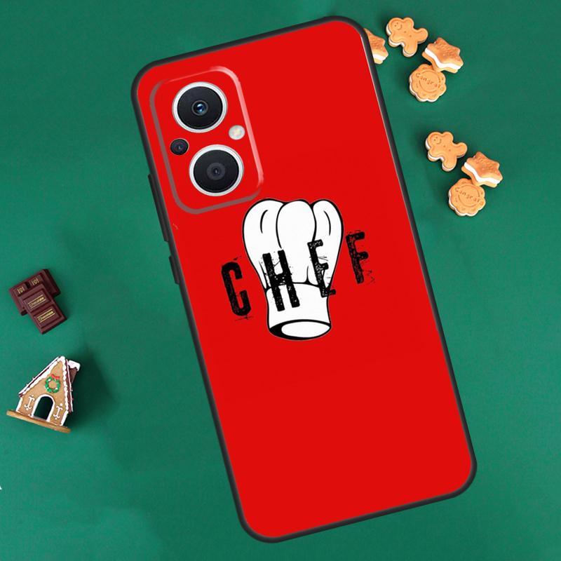 Love Baking Chef Knife Case For OPPO Reno 13 12 11 14 F 10 Pro 8T 8 7 Lite Cover For OPPO Find X8 X6 X5 X9 Pro Coque